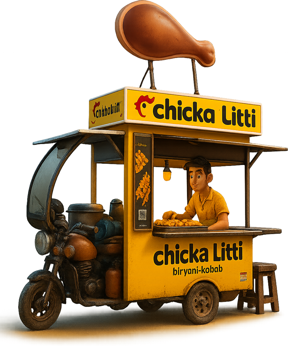 Model B – E-Rickshaw Mobile Cart (₹8 Lakhs)